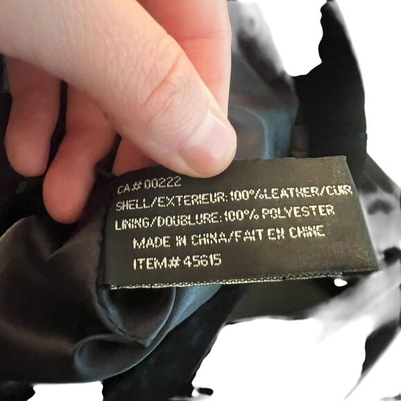 Jessica 100% leather black suede‎ coat. Size 16 - Picture 6 of 7